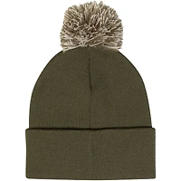 Under Armour pour homme - Bonnet en tricot à revers vert Jackson State Tigers Freedom Collection avec pompon