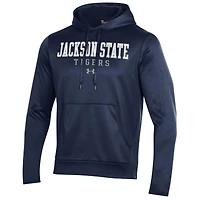 Men's Under Armour Navy Jackson State Tigers All Day Fleece Pullover Hoodie