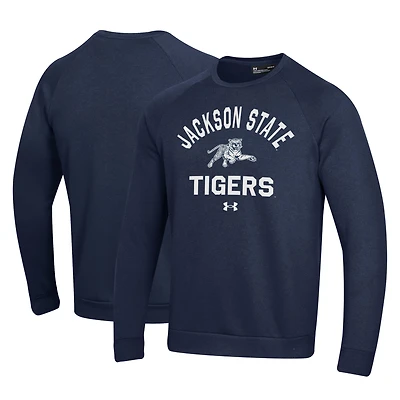 Men's Under Armour Navy Jackson State Tigers All Day Fleece Pullover Sweatshirt