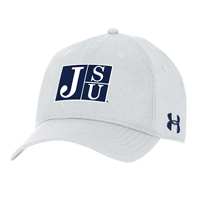 Men's Under Armour White Jackson State Tigers CoolSwitch AirVent Adjustable Hat