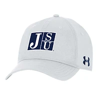 Casquette ajustable CoolSwitch AirVent des Jackson State Tigers Under Armour pour hommes, blanche