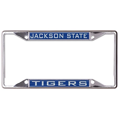 Cadre de plaque d'immatriculation en métal imprimé WinCraft Jackson State Tigers