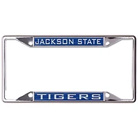 Cadre de plaque d'immatriculation en métal imprimé WinCraft Jackson State Tigers