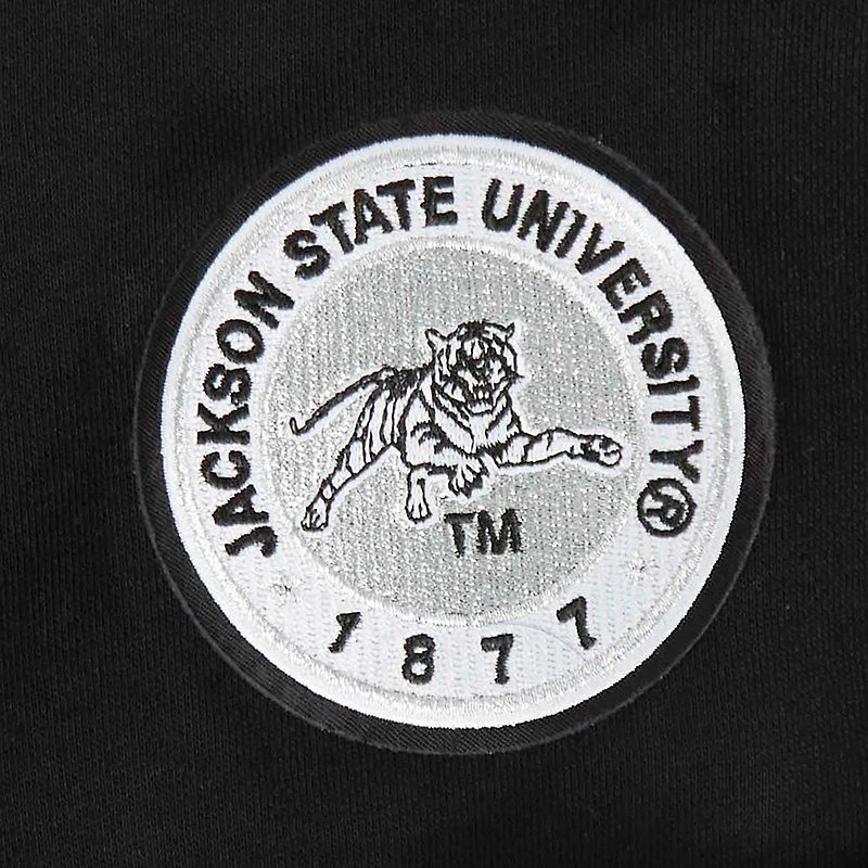 Sweat-shirt court à enfiler Pro Standard pour femme Jackson State Tigers Pearl Black