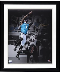 Brian Thomas Jr. Jacksonville Jaguars Autographed 16" x 20" Leaping Catch Spotlight Photograph