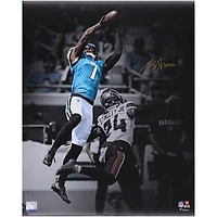 Brian Thomas Jr. Jacksonville Jaguars Autographed 16" x 20" Leaping Catch Spotlight Photograph  