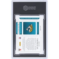Carte de recrue autographiée de Brian Thomas Jr. (Jaguars de Jacksonville), collection Panini National Treasures Dual-Color Relic 2024, n° RTI-BTJ, authentifiée SGC (9,5/10), numéro 12/99