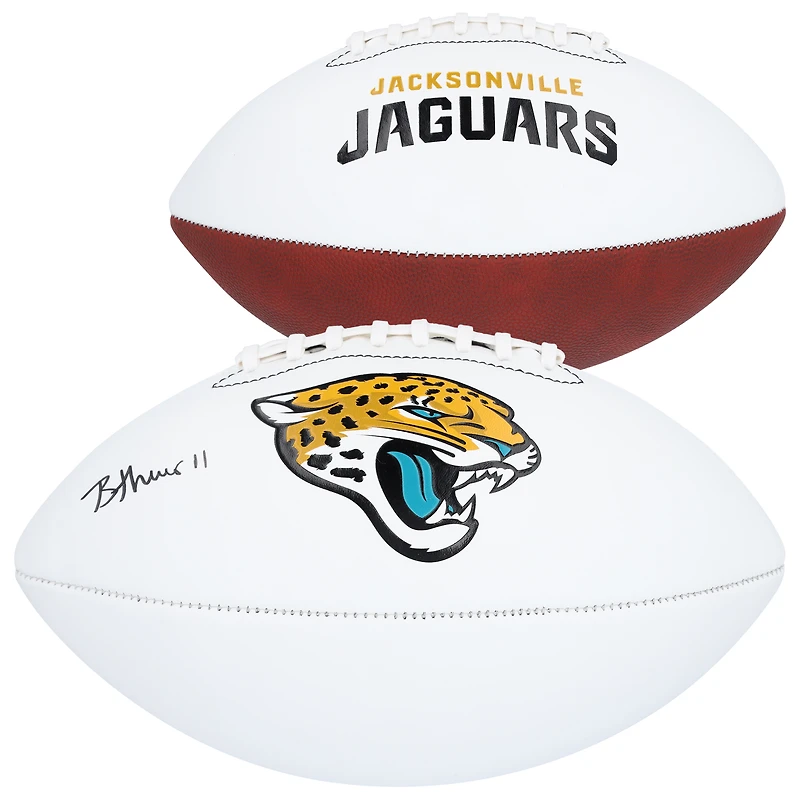 Brian Thomas Jr. Jacksonville Jaguars Autographed Franklin White Panel Football