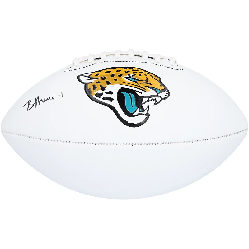 Brian Thomas Jr. Jacksonville Jaguars Autographed Franklin White Panel Football
