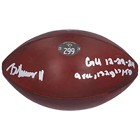 Brian Thomas Jr. Jacksonville Jaguars Autographed Game-Used Football vs. Las Vegas Raiders on December 22, 2024 with Multiple Inscriptions - #299