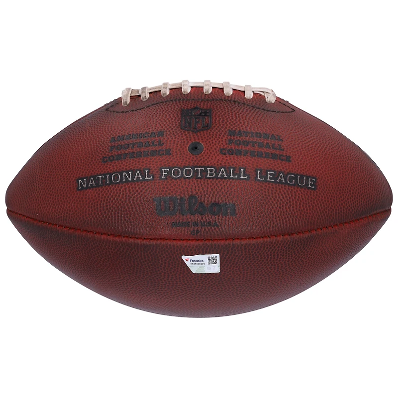 Ballon de football américain dédicacé par Brian Thomas Jr. des Jaguars de Jacksonville contre les Raiders de Las Vegas le 22 décembre 2024, avec plusieurs inscriptions - n° 299