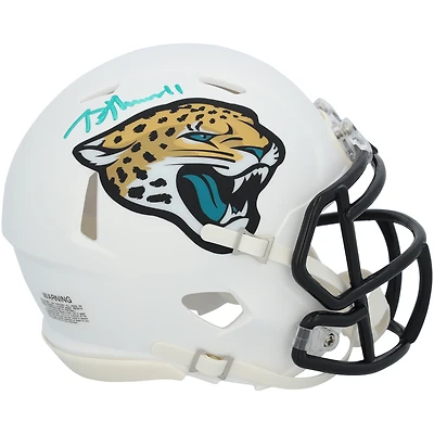 Casque Riddell 2024 Alternate Speed ​​Mini autographié par Brian Thomas Jr. des Jaguars de Jacksonville