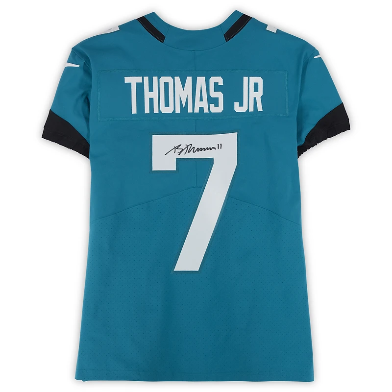 Brian Thomas Jr. Jacksonville Jaguars Autographed Teal Nike Elite Jersey