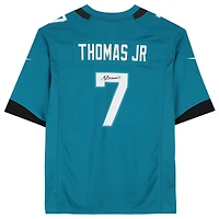 Brian Thomas Jr. Jacksonville Jaguars Autographed Teal Nike Game Jersey