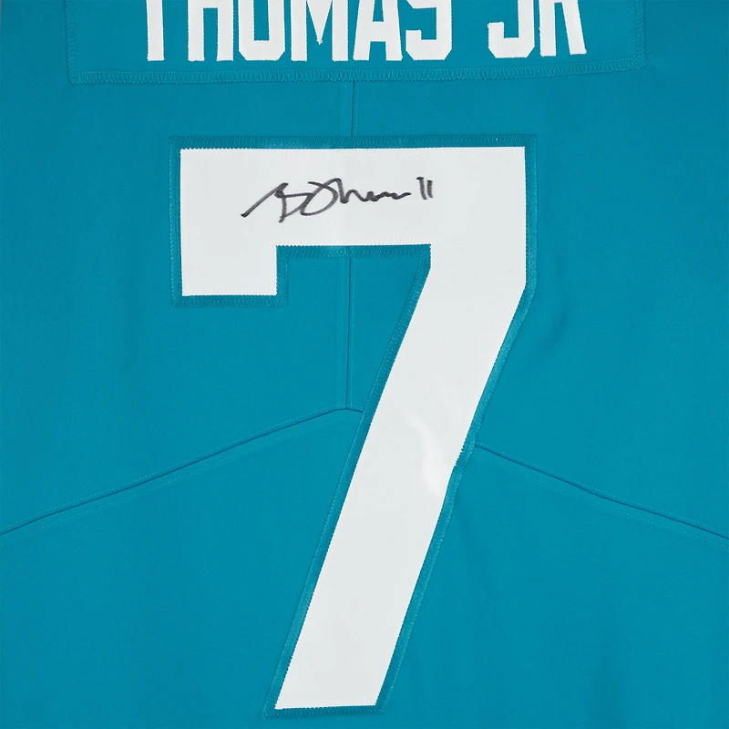 Brian Thomas Jr. Jacksonville Jaguars Autographed Teal Nike Limited Jersey