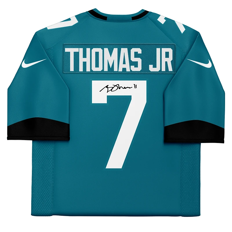 Maillot Nike Teal Limited dédicacé par Brian Thomas Jr. Jacksonville Jaguars