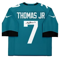 Maillot Nike Teal Limited dédicacé par Brian Thomas Jr. Jacksonville Jaguars