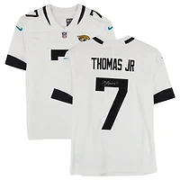 Maillot Nike blanc dédicacé par Brian Thomas Jr. Jacksonville Jaguars