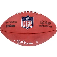 Ballon de football Wilson Duke en couleur autographié par Brian Thomas Jr. Jacksonville Jaguars