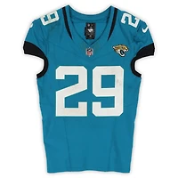 Maillot Nike turquoise n° 29 porté par Eric Murray (Jaguars de Jacksonville) lors du match contre les Seahawks de Seattle le 12 octobre 2025