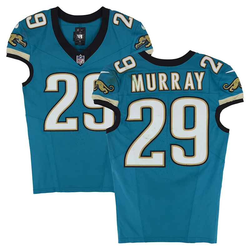 Eric Murray Jacksonville Jaguars Game-Used #29 Teal Throwback Nike Jersey vs. Tennessee Titans on January 4, 2026