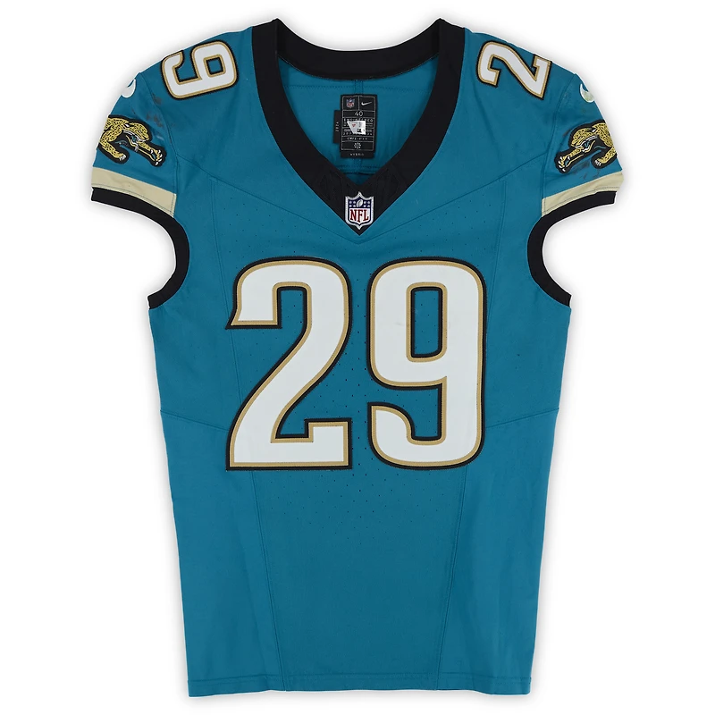 Eric Murray Jacksonville Jaguars Game-Used #29 Teal Throwback Nike Jersey vs. Tennessee Titans on January 4, 2026