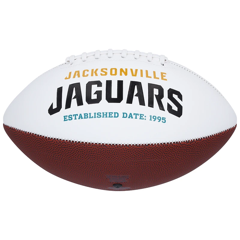 Fred Taylor Jacksonville Jaguars Autographed Jarden White Panel Football