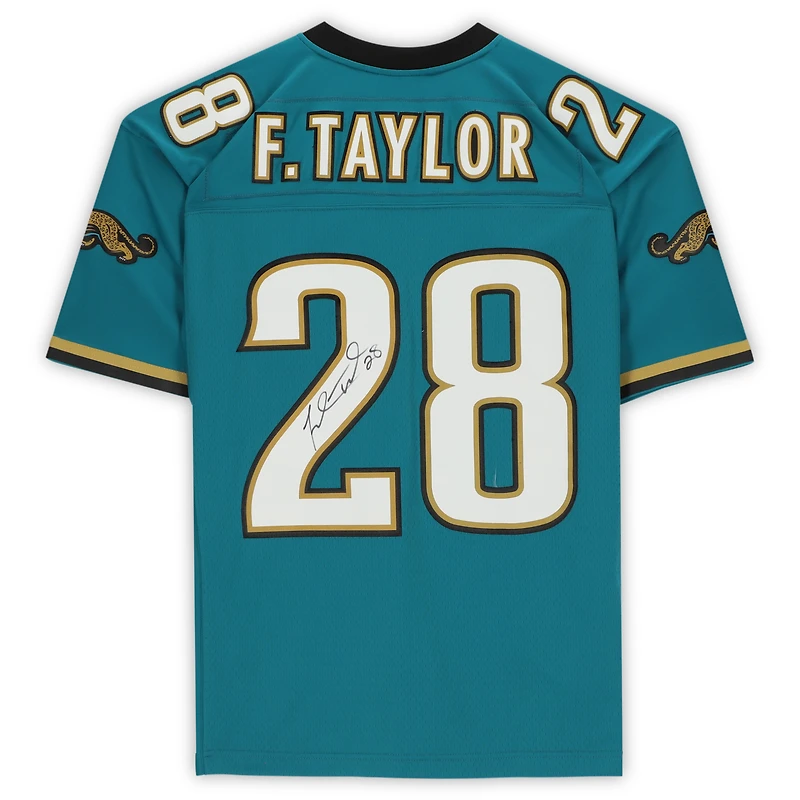 Fred Taylor Jacksonville Jaguars Autographed Teal Mitchell & Ness Legacy Jersey