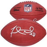 Ballon de football Wilson Duke en couleur, autographié par Fred Taylor des Jaguars de Jacksonville