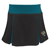 Girls Toddler Black Jacksonville Jaguars Spirit Cheer Two-Piece Cheerleader Set with Bloomers