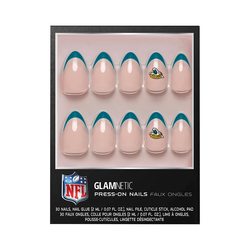 Glamnetic x Fanatics  Jacksonville Jaguars Nail Kit