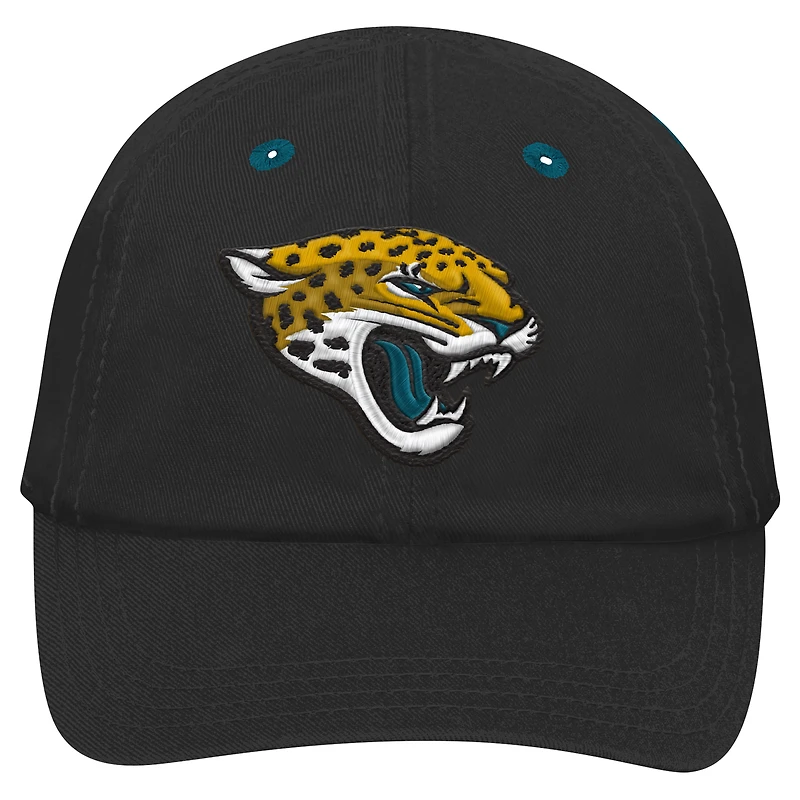 Casquette souple noire pour bébé Jacksonville Jaguars Team Slouch Flex