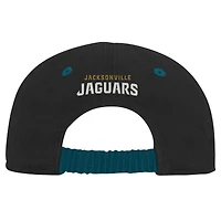Casquette souple noire pour bébé Jacksonville Jaguars Team Slouch Flex