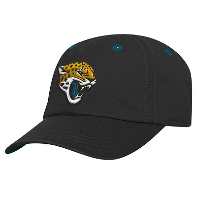 Casquette souple noire pour bébé Jacksonville Jaguars Team Slouch Flex