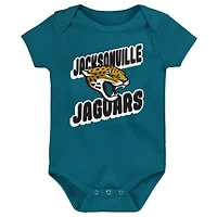 Infant Jacksonville Jaguars Play Day Three-Pack Bodysuit Set