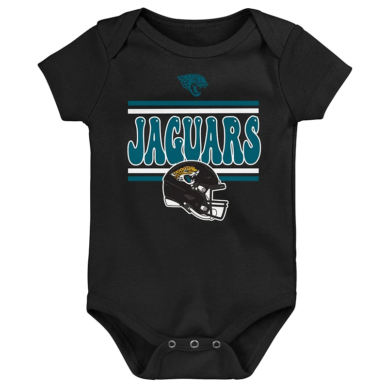 Infant Jacksonville Jaguars Play Day Three-Pack Bodysuit Set