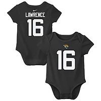 Body bébé Nike Trevor Lawrence noir Jacksonville Jaguars avec nom et numéro