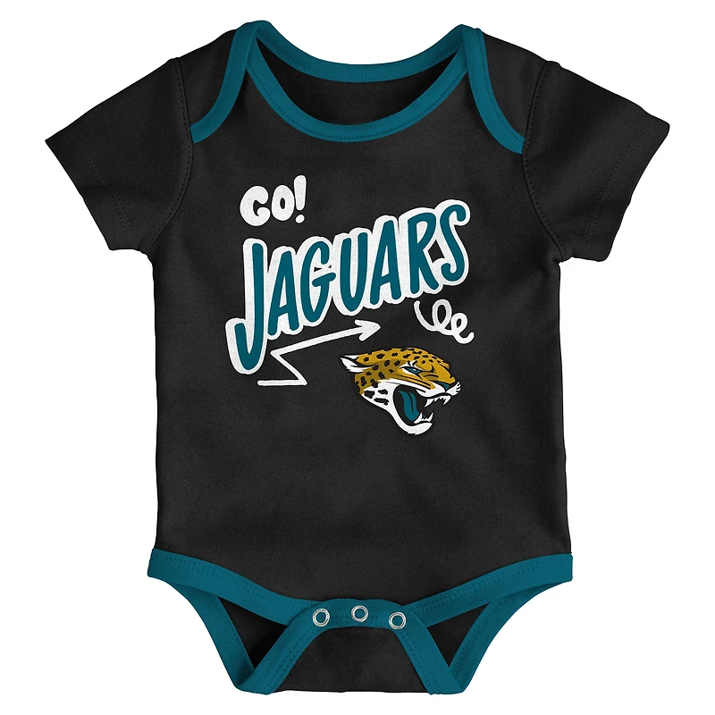 Ensemble de trois pièces pour bébé Outerstuff Jacksonville Jaguars All Day Play