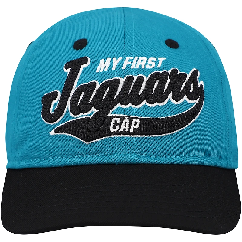 Infant Teal/Black Jacksonville Jaguars My First Tail Sweep Slouch Flex Hat