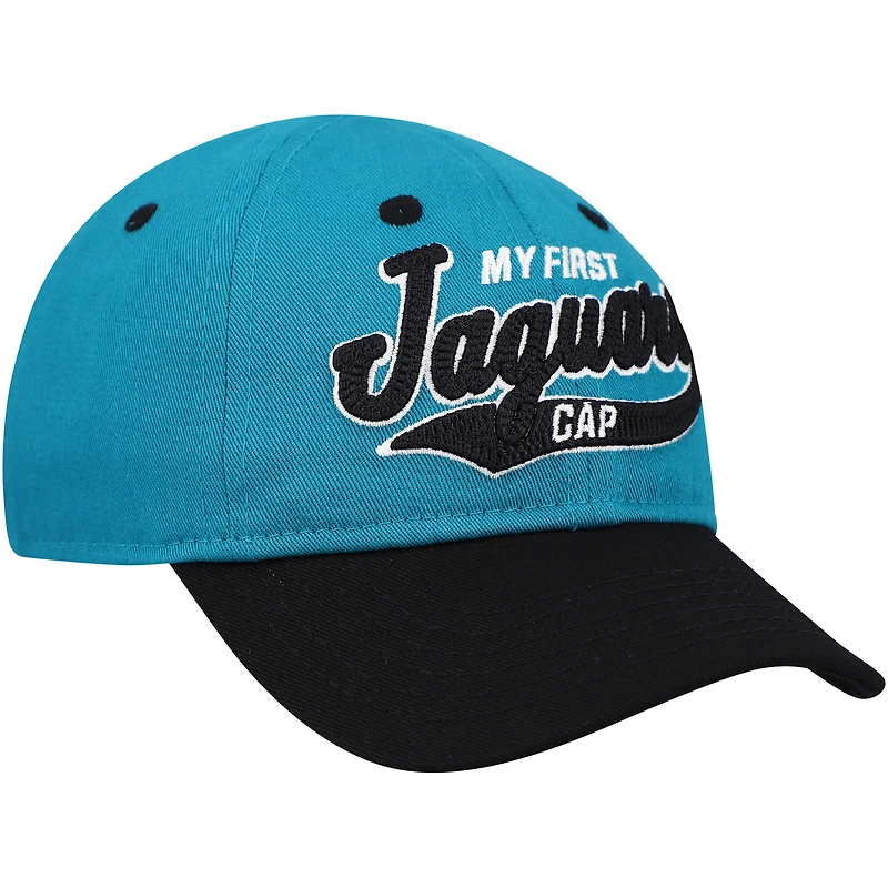 Infant Teal/Black Jacksonville Jaguars My First Tail Sweep Slouch Flex Hat