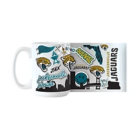Jaguars de Jacksonville 15 oz. Tasse en céramique indigène