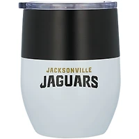 Jaguars de Jacksonville 16 oz. Gobelet incurvé en acier inoxydable Colorblock