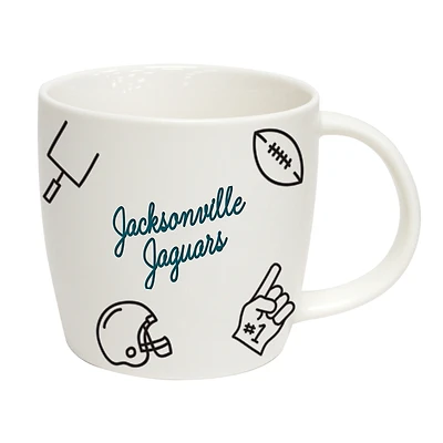 Jaguars de Jacksonville 18oz. Tasse de meneur de jeu
