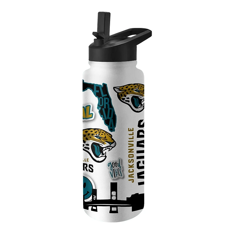 Jaguars de Jacksonville 34 oz. Bouteille Quencher native
