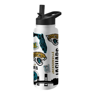 Jaguars de Jacksonville 34 oz. Bouteille Quencher native