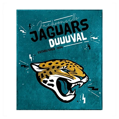 Couverture en peluche des Jaguars de Jacksonville 60" x 70"
