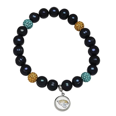 Jacksonville Jaguars 7.5" Pearl Stretch Bracelet