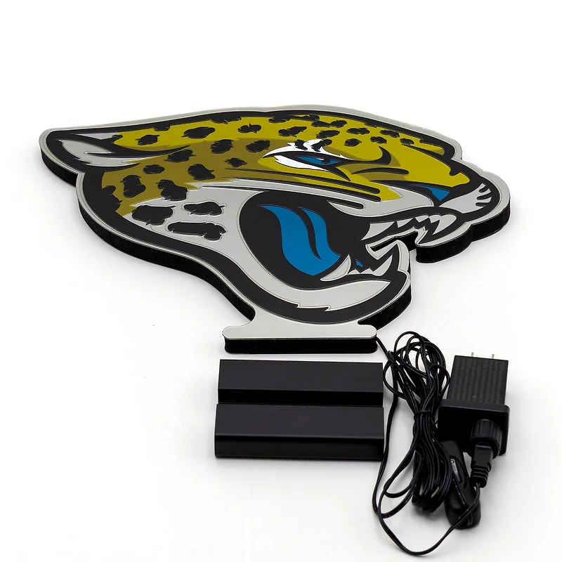 Lumière LED Infinity avec logo des Jaguars de Jacksonville