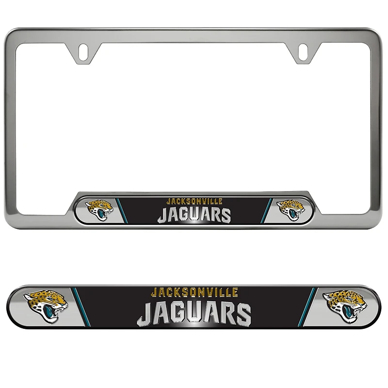 Logo Brands Jacksonville Jaguars Embossed License Plate Frame