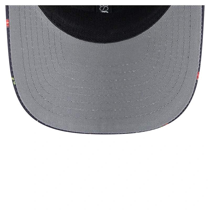 Men's New Era  Navy/Black Jacksonville Jaguars Adventure Drinks Pattern 9SEVENTY Stretch-Snap Hat